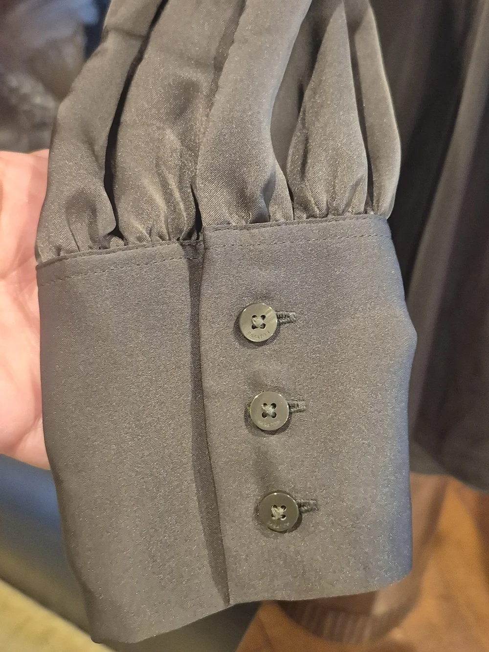 Babaton Aritzia Olive Wrap Dress with Tie Waist Size S REALLY GOOD CONDITION - Picture 3 of 4
